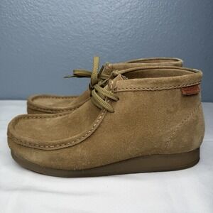 Clarks Wallaston Chukka Boot Men 10 Suede Leather Lace Up Moccasin Comfort Shoes
